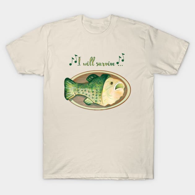 Beautiful singing fish T-Shirt by Mimie20